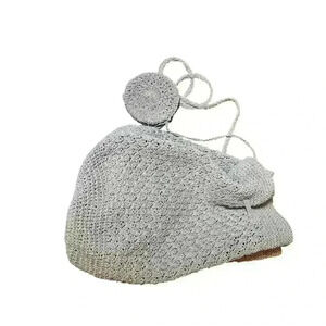 Vintage satchel bucket boho handbag with attached coin purse